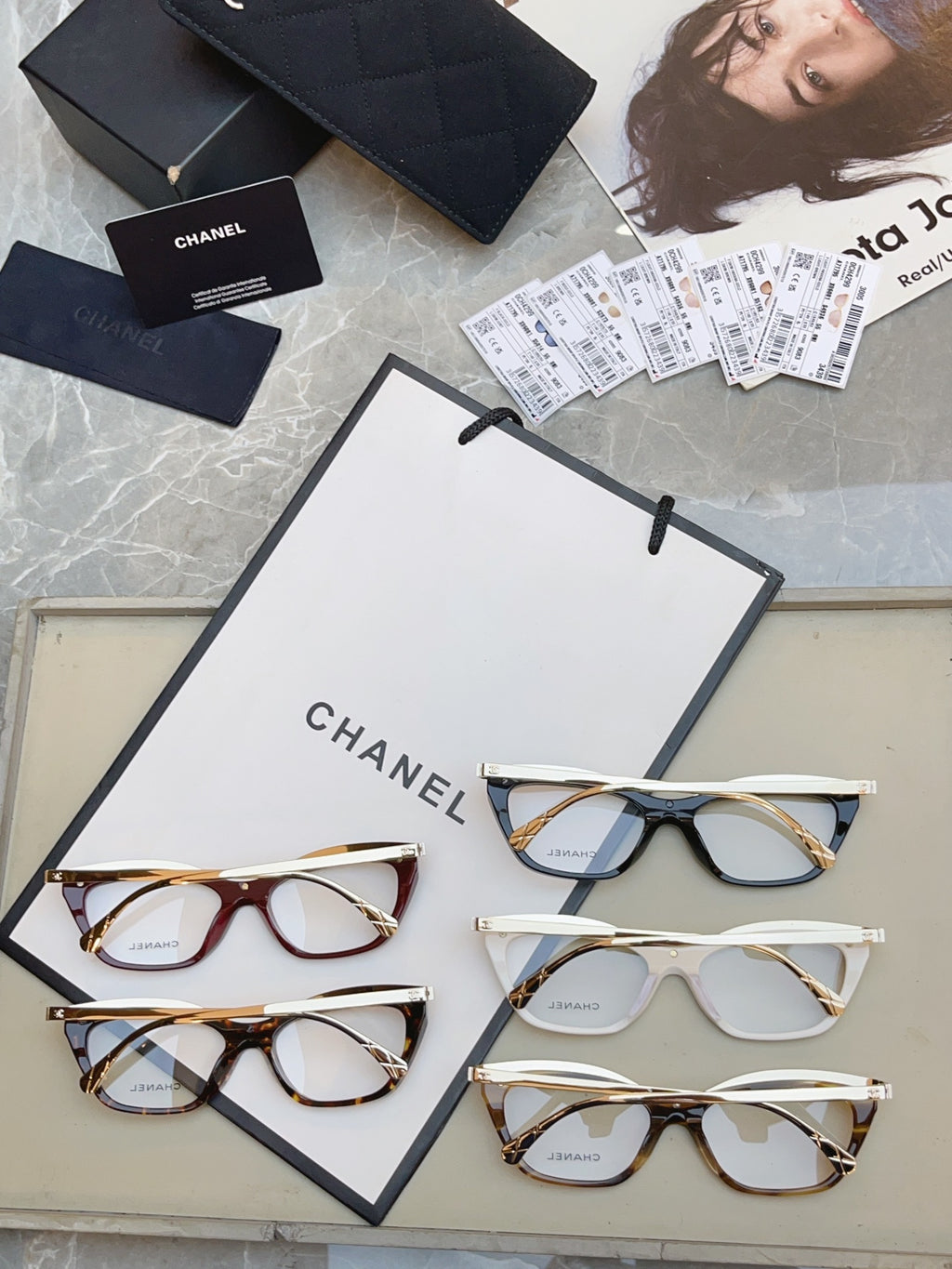 Chanel CH4299 Fashion Black Lens Sunglasses for Men & Women - detail image 8