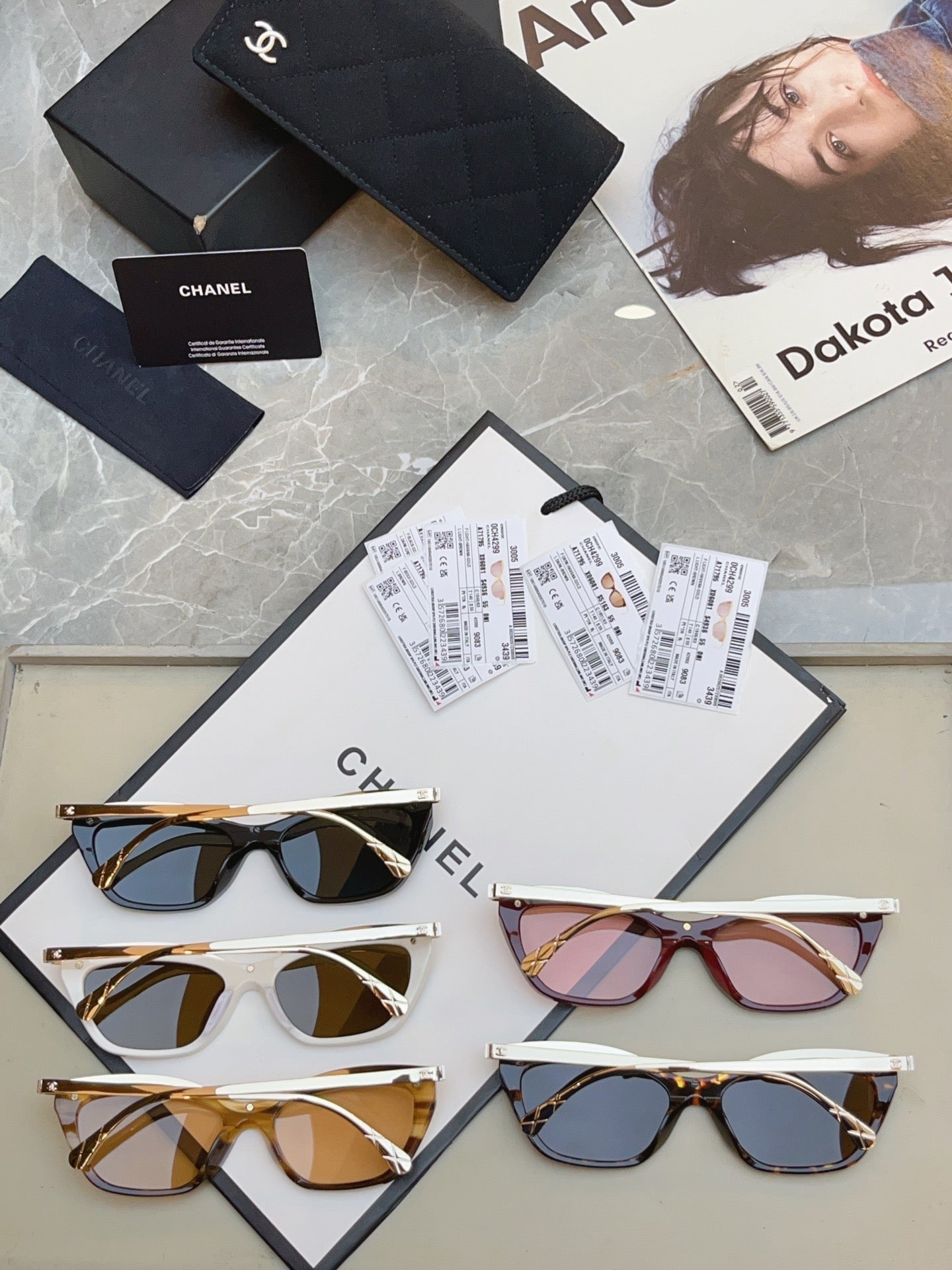 Chanel CH4299 Fashion Brown Lens Sunglasses for Men & Women - detail image 8