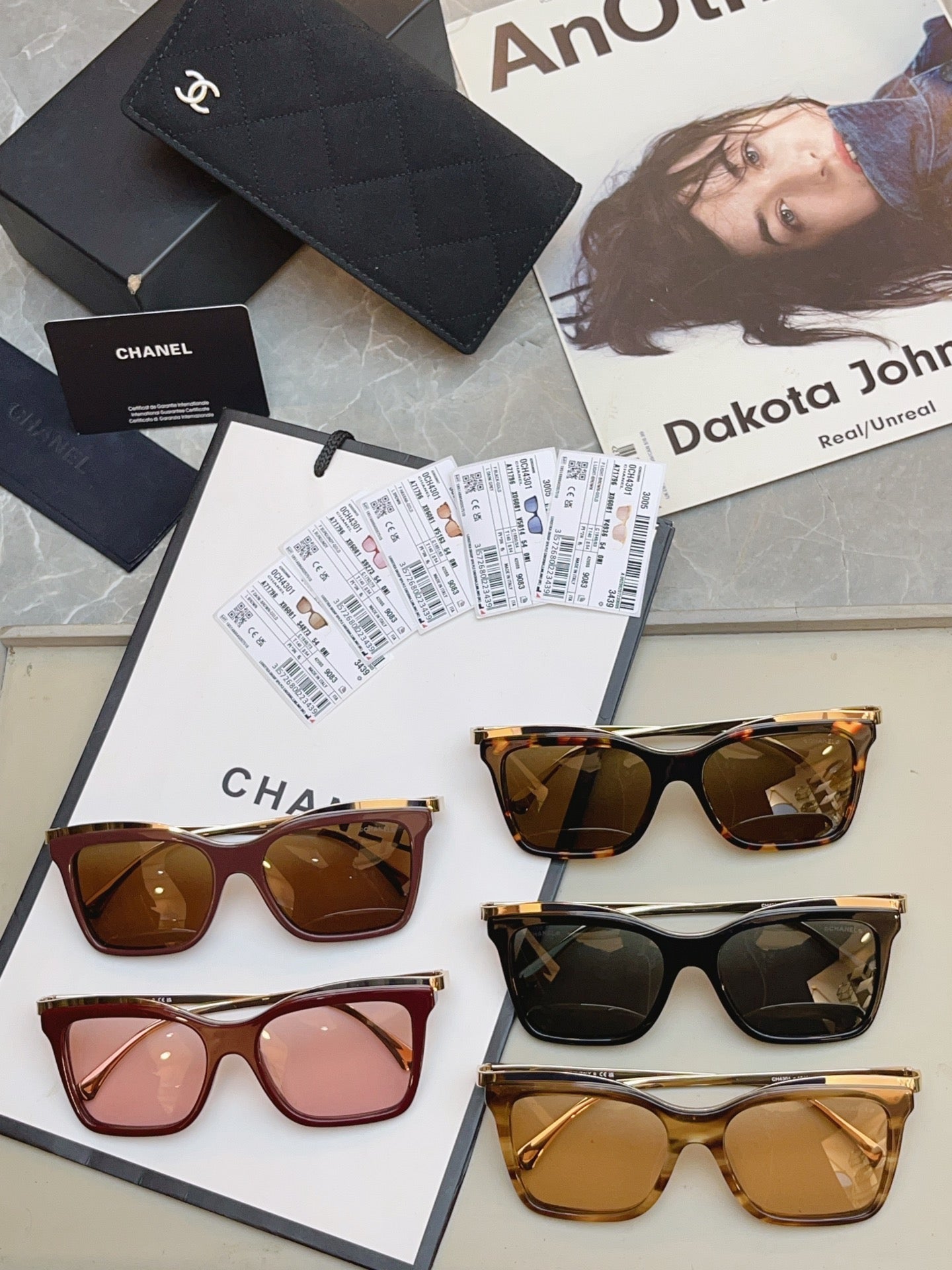 Chanel CH4301 Fashion Brown Lens Sunglasses for Men & Women - detail image 9