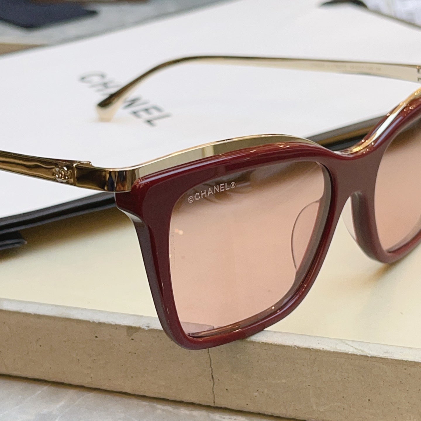 Chanel CH4301 Fashion Orange Lens Sunglasses for Men & Women - detail image 6