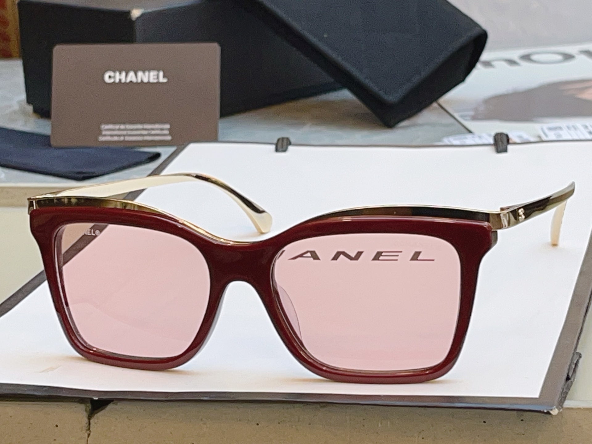 Chanel CH4301 Fashion Orange Lens Sunglasses for Men & Women - detail image 4