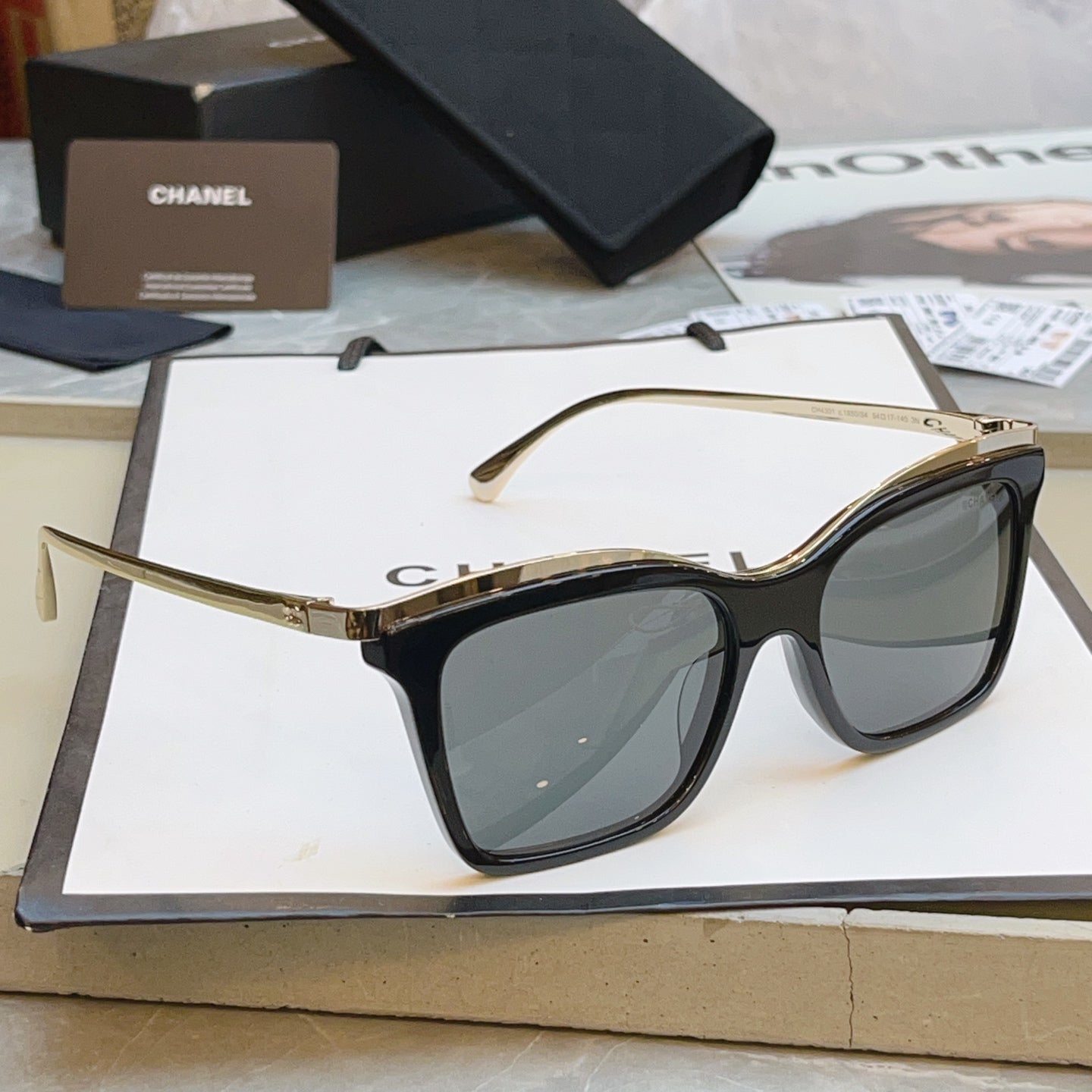 Chanel CH4301 Fashion Brown Lens Sunglasses for Men & Women - 493509 - detail image 5