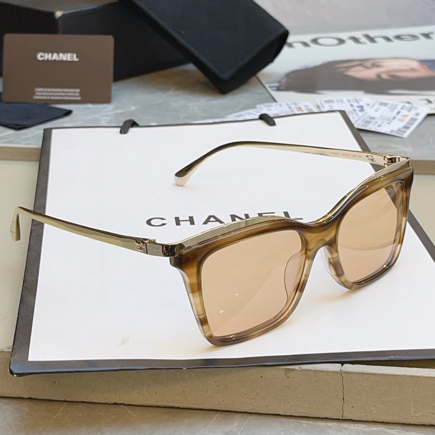 Chanel CH4301 Fashion Brown Lens Sunglasses for Men & Women - 493509 - detail image 2