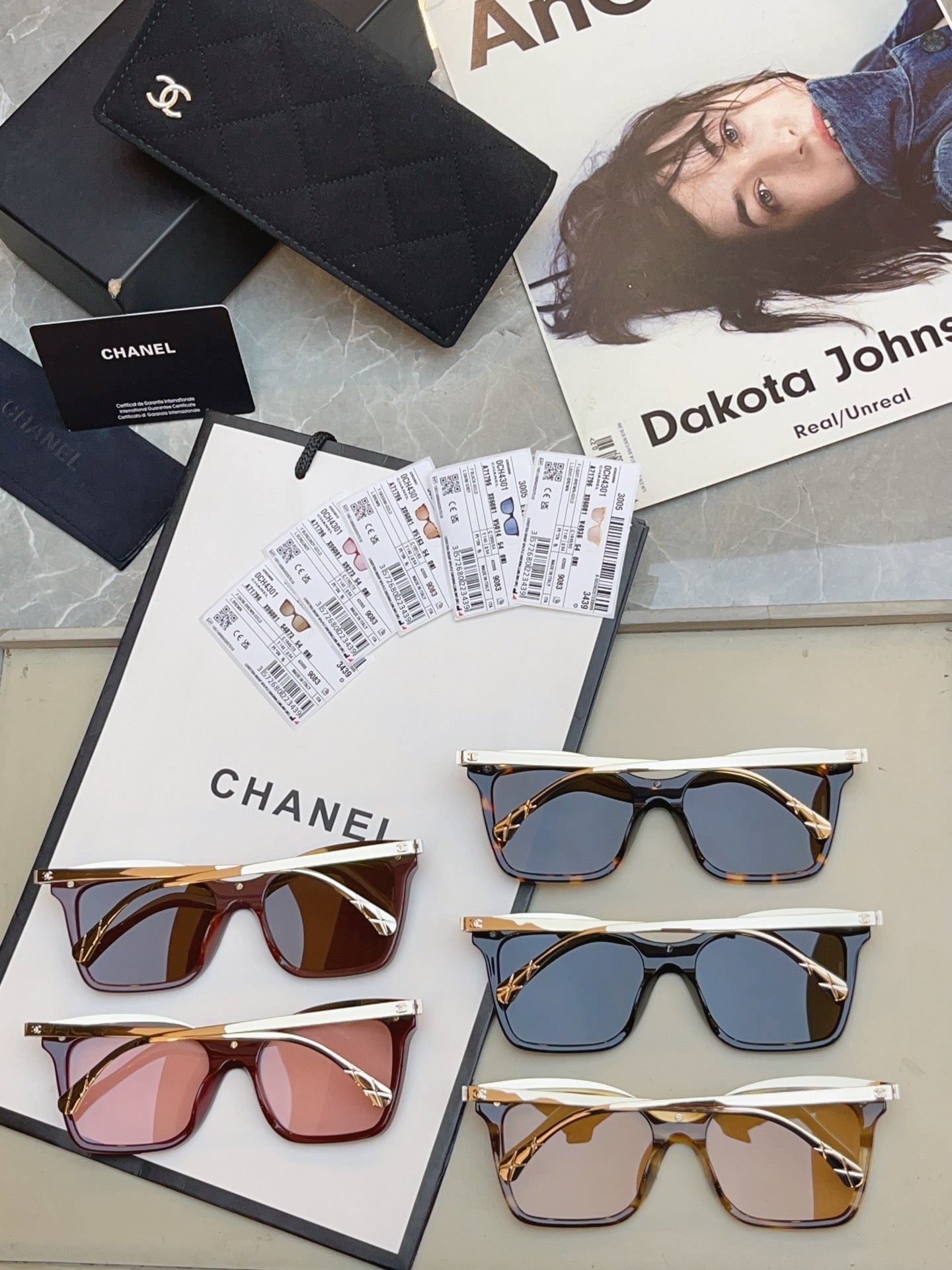Chanel CH4301 Fashion Brown Lens Sunglasses for Men & Women - detail image 8