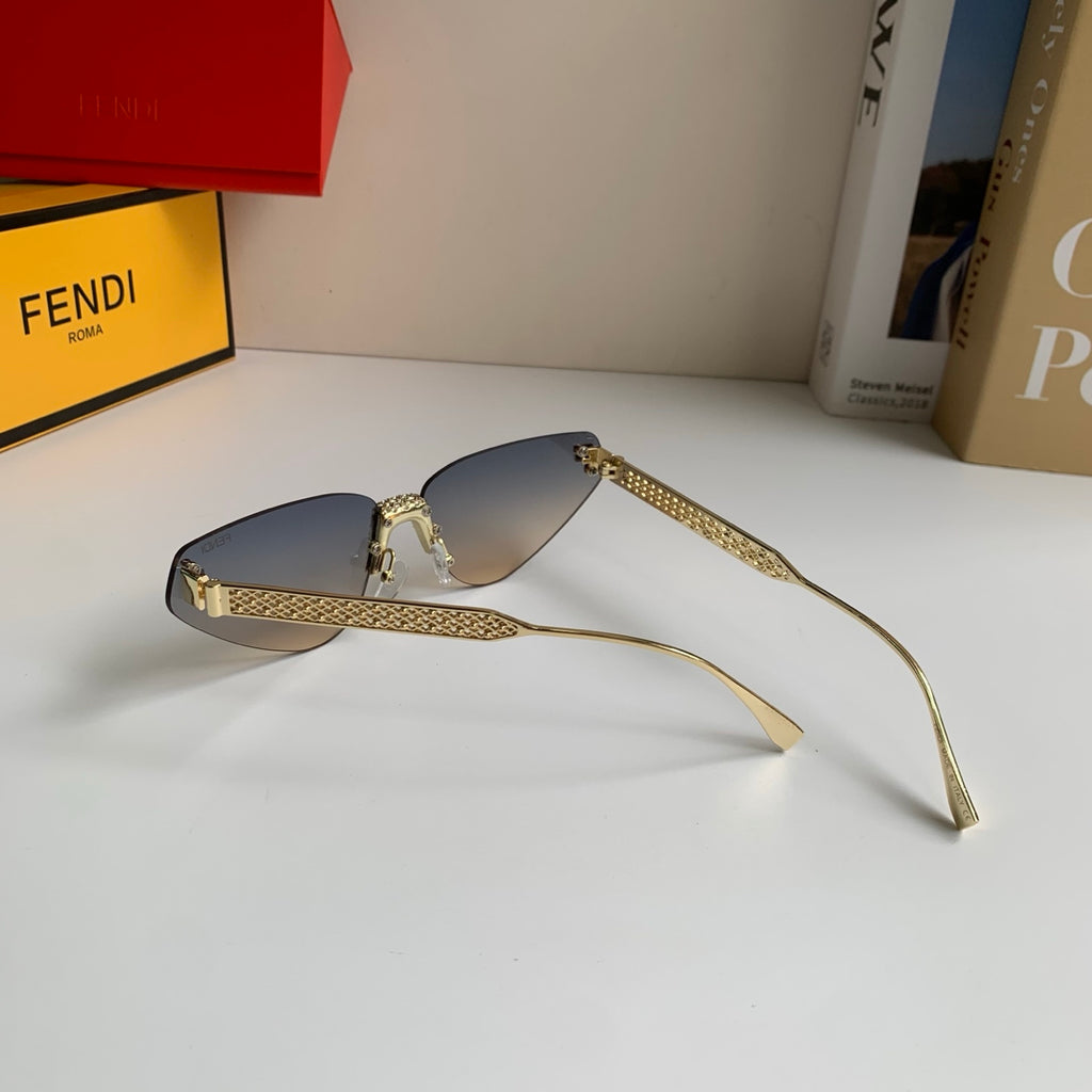 Fendi Metal Fashion Silver Lens Sunglasses for Men & Women - 487762 - detail image 6