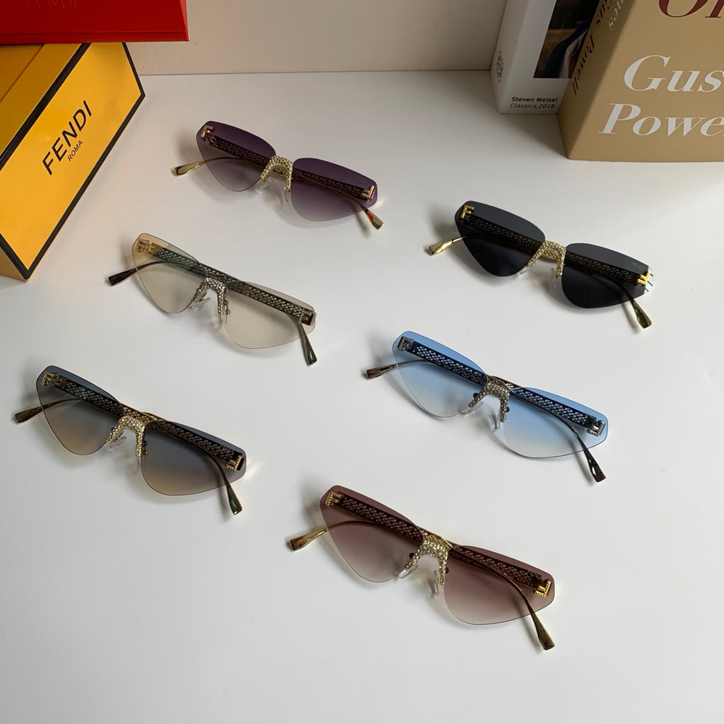 Fendi Metal Fashion Silver Lens Sunglasses for Men & Women - 487765 - detail image 9