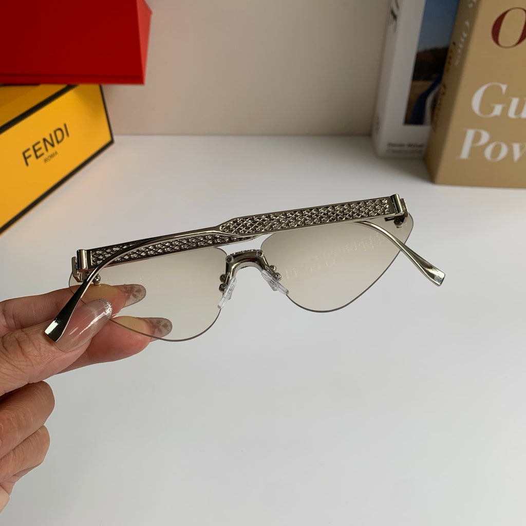 Fendi Metal Fashion Silver Lens Sunglasses for Men & Women - 487763 - detail image 6
