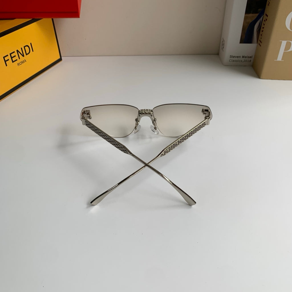 Fendi Metal Fashion Silver Lens Sunglasses for Men & Women - 487763 - detail image 7