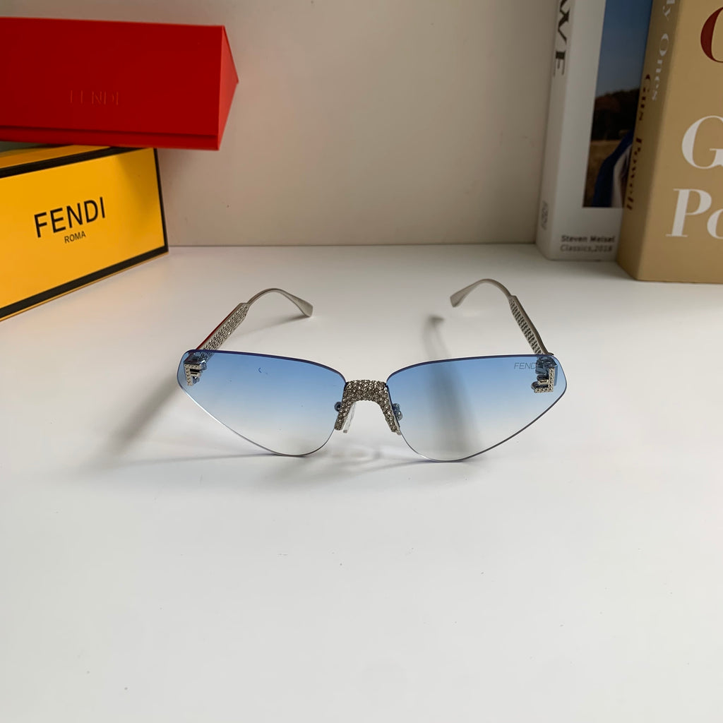 Fendi Metal Fashion Silver Lens Sunglasses for Men & Women - 487765 - detail image 5