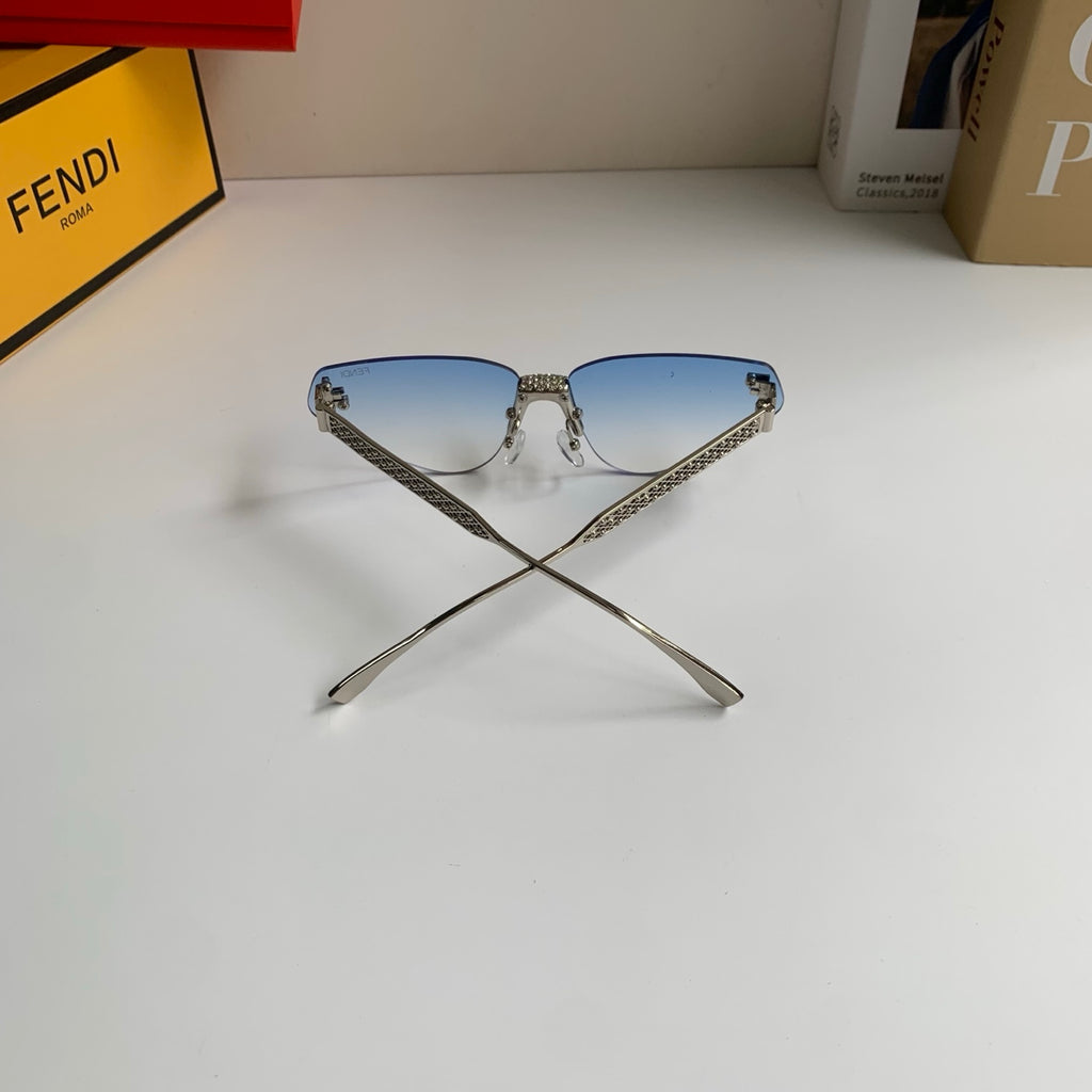Fendi Metal Fashion Silver Lens Sunglasses for Men & Women - 487765 - detail image 6