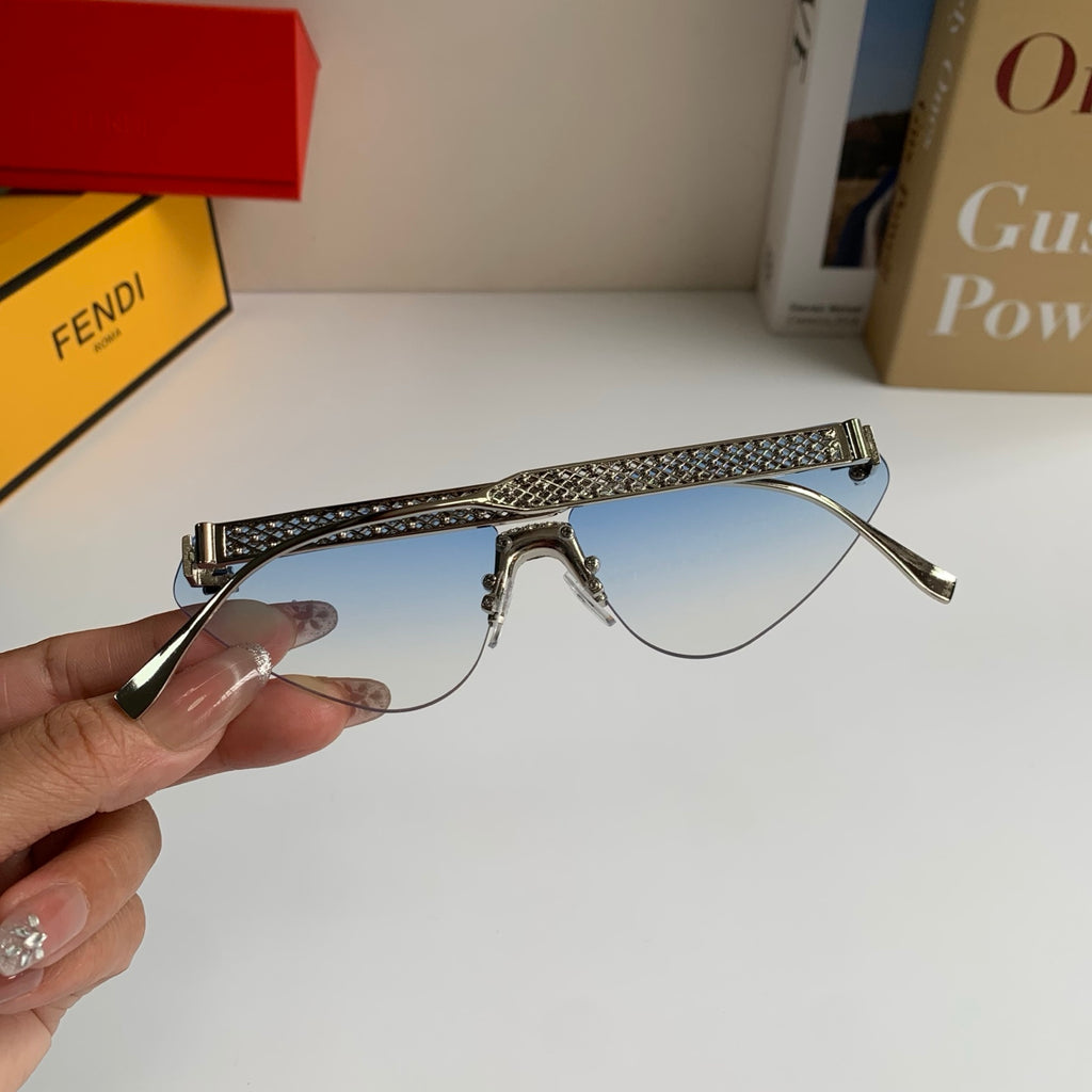 Fendi Metal Fashion Silver Lens Sunglasses for Men & Women - 487765 - detail image 7