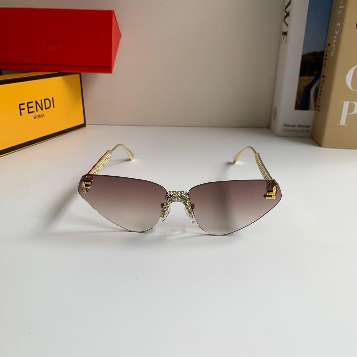 Fendi Metal Fashion Silver Lens Sunglasses for Men & Women - 487766 - detail image 3
