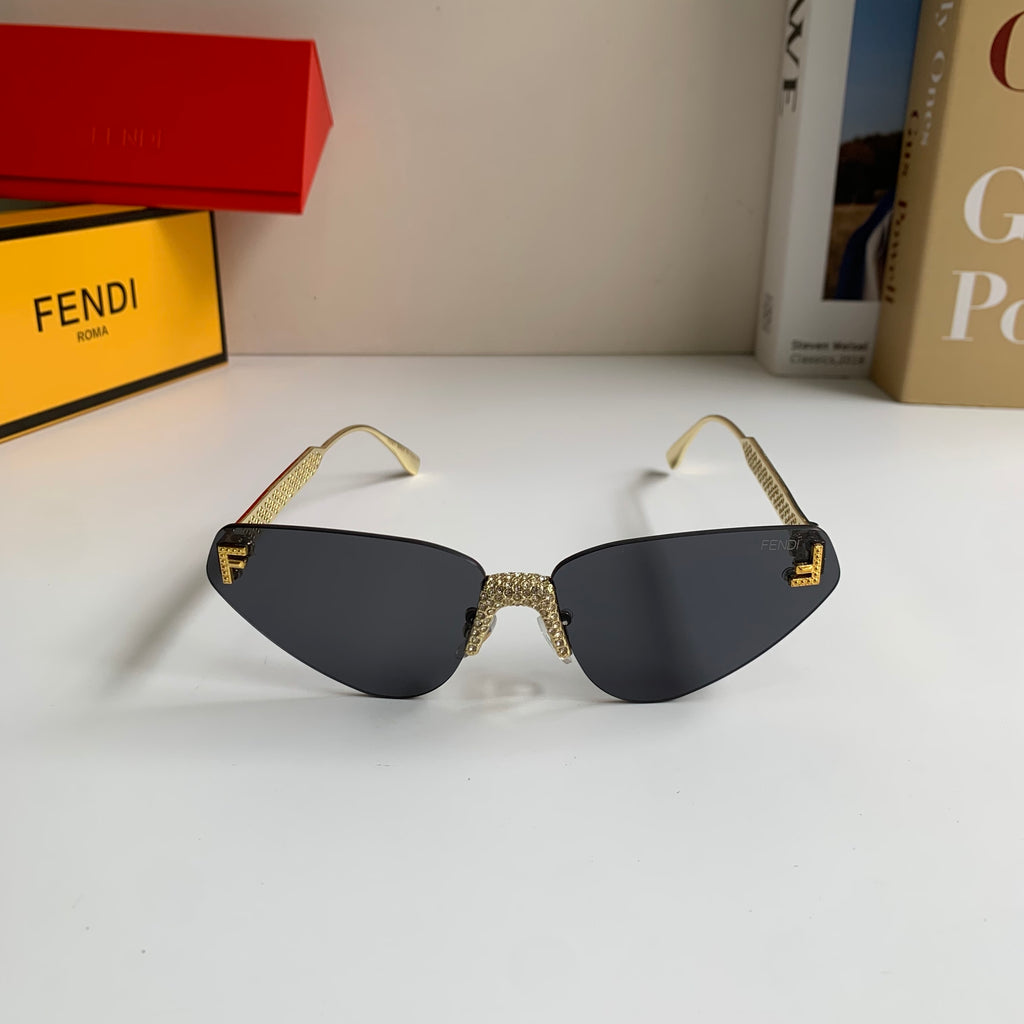 Fendi Metal Fashion Silver Lens Sunglasses for Men & Women - detail image 5