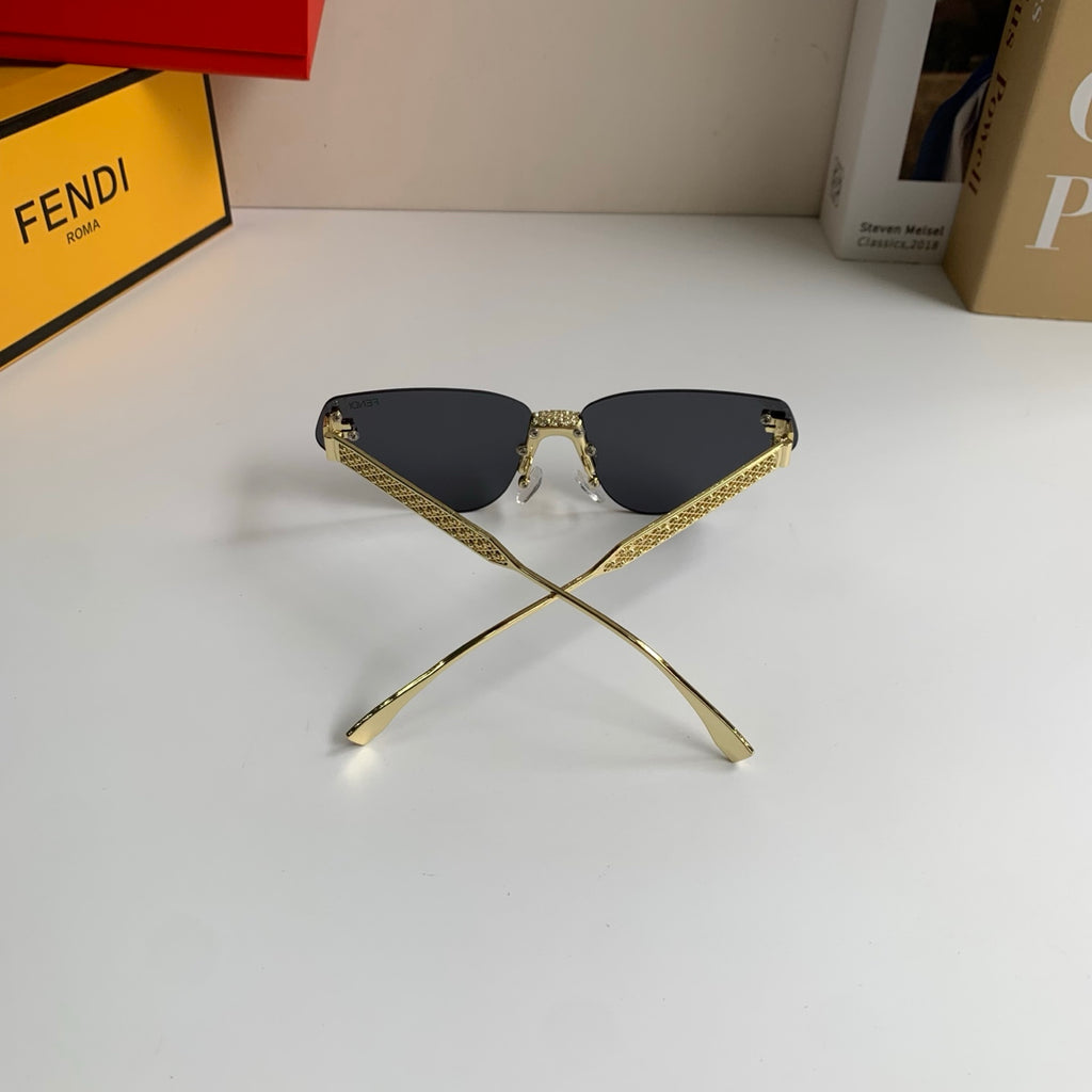 Fendi Metal Fashion Silver Lens Sunglasses for Men & Women - detail image 7