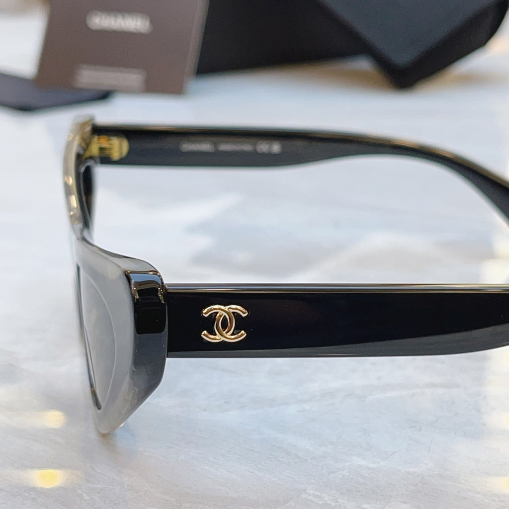Chanel CH9203 Fashion Black Lens Sunglasses for Men & Women - detail image 8