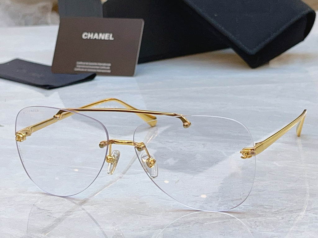 Chanel CH4285T Fashion Silver Lens Sunglasses for Men & Women - detail image 2