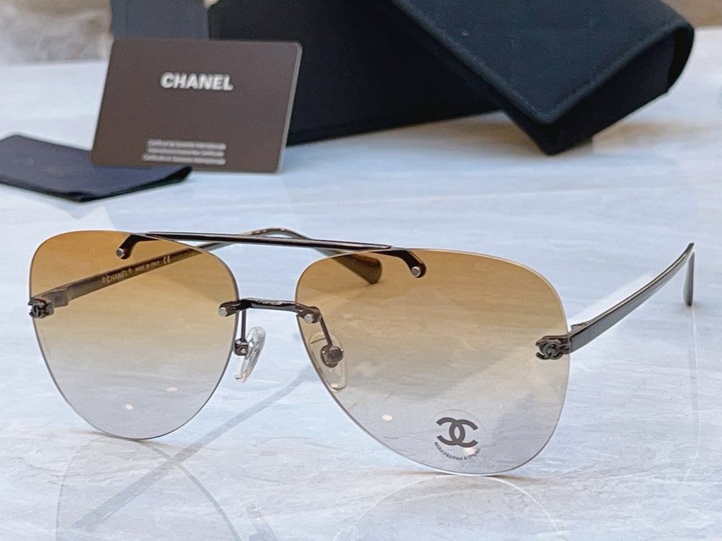 Chanel CH4285T Fashion Silver Lens Sunglasses for Men & Women - detail image 7